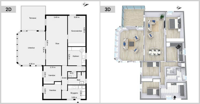 3D Floor plan