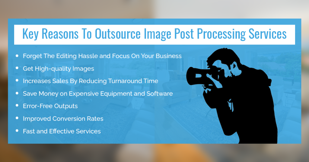 Top reasons to outsource image post processing services