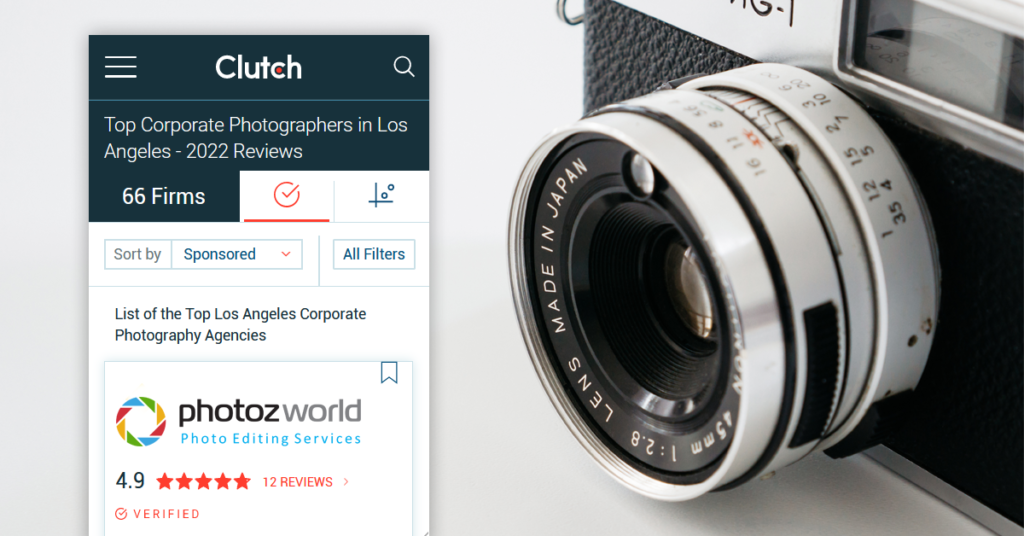 PhotozWorld Gets Promoted As A One Of  Top Corporate Photography Company In Los Angeles By Clutch